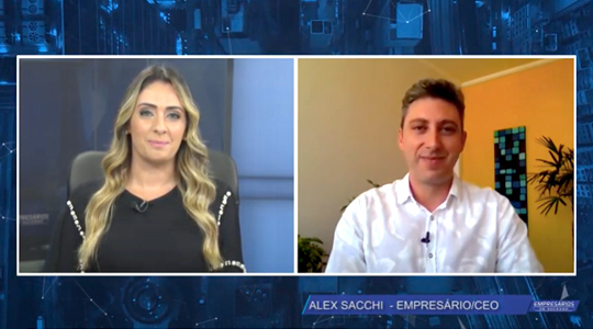 Alex Sacchi na BandNews - Programa Empresários de Sucesso