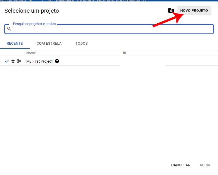 API do Google Tradutor no Firefox